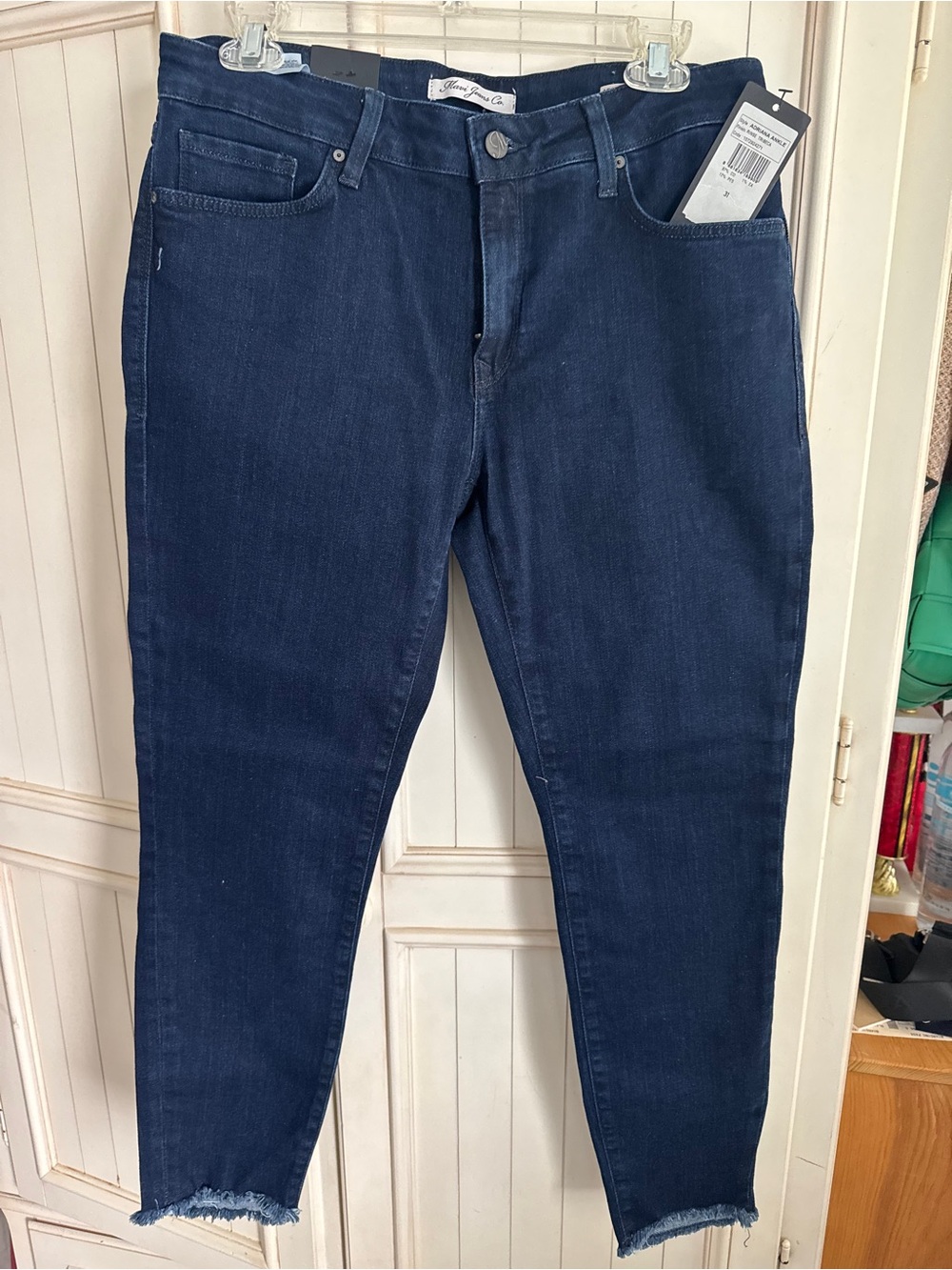 Mavi Dark Indigo Cropped Ankle Jeans
